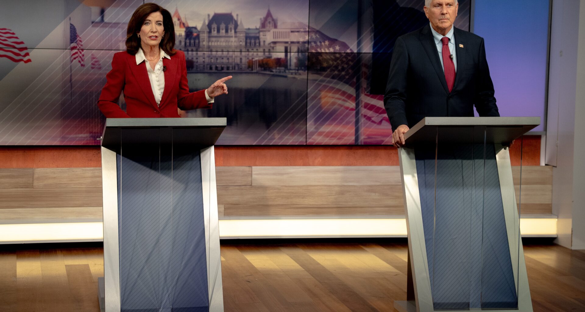 Hochul, Blakeman trade barbs in their sole governor debate