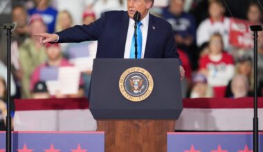 Trump boasts about his self-proclaimed power and vows to revive a Kentucky drug plant if GOP wins