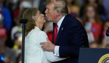 Trump Rally for Lindsey Graham’s Sister Upended by Numerous Protesters