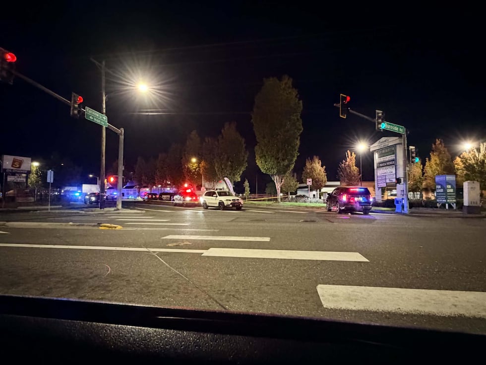 Scene of a late-night bar shooting in Gresham on Oct. 10, 2026.