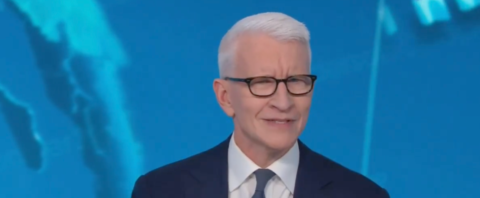 CNN’s Anderson Cooper shared a video montage of times where President Donald Trump has complimented other men