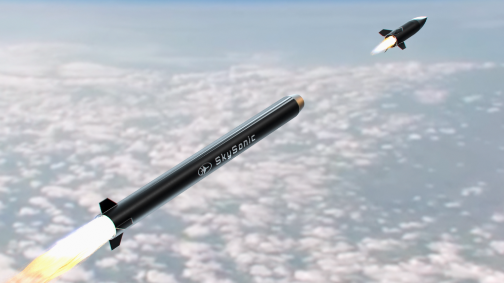 Rafael's Sky Sonic. (Illustration: Rafael) מיירט טילים היפרסוניים מערכת יירוט טילים קלע חד מתוצרת רפאל