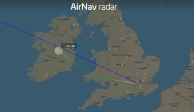 British Airways transatlantic flight BA295 to Chicago ORD is declaring an emergency over Ireland