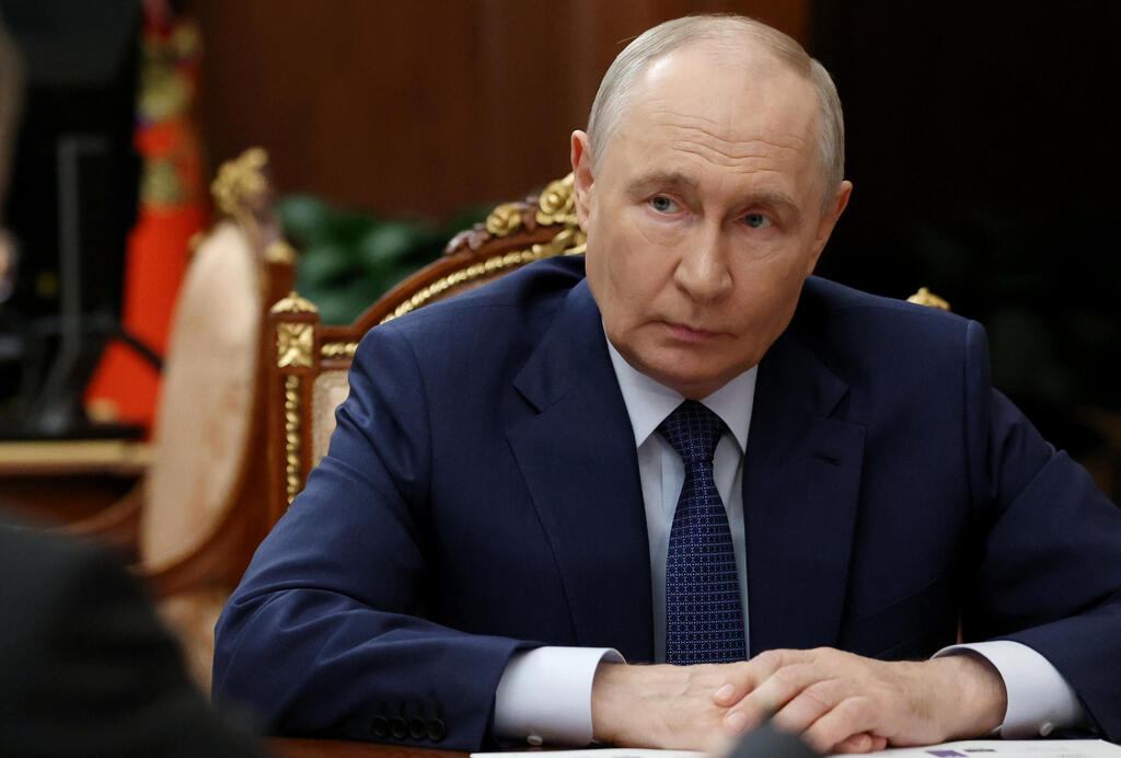Russian President Vladimir Putin (Photo: Vyacheslav Prokofyev, Sputnik, Kremlin Pool Photo via AP) נשיא רוסיה פוטין