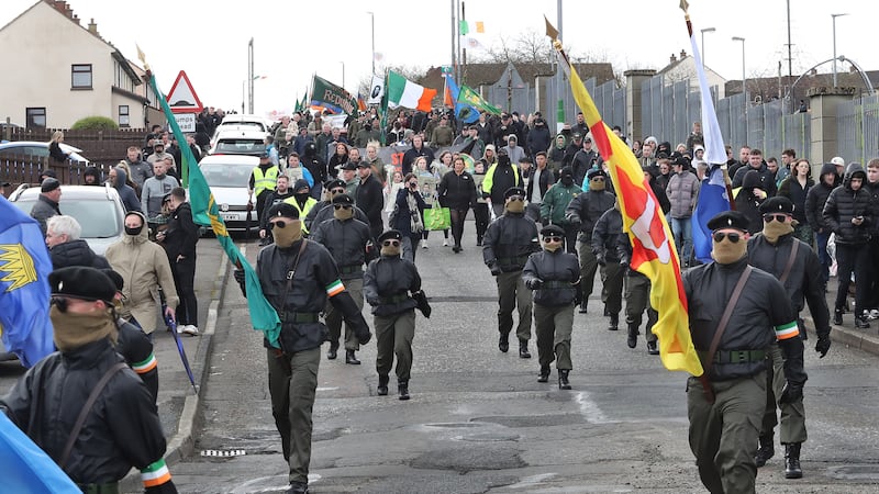 Almost half say paramilitaries still active in their area 28 years after Good Friday Agreement