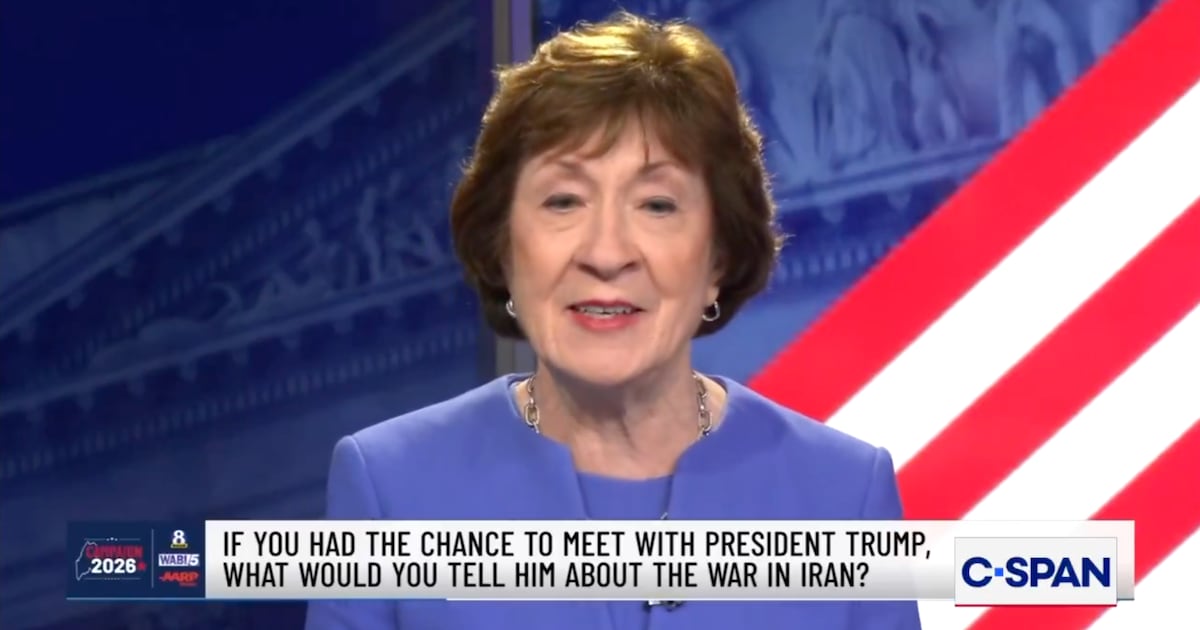 Desperate Must-Win Republican Susan Collins Throws Trump Under the Bus
