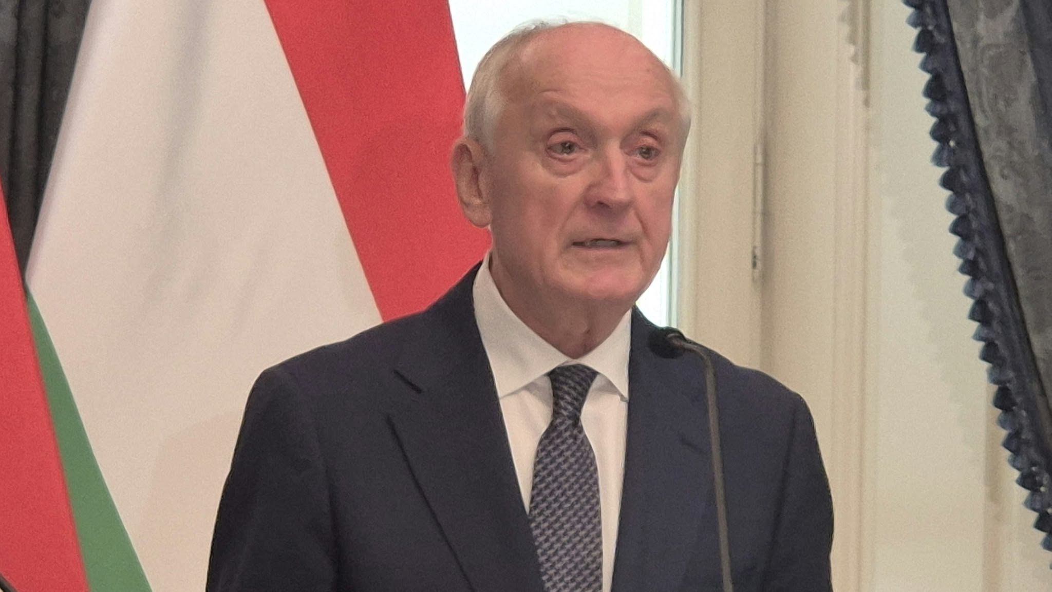 Hungarian President András Baka