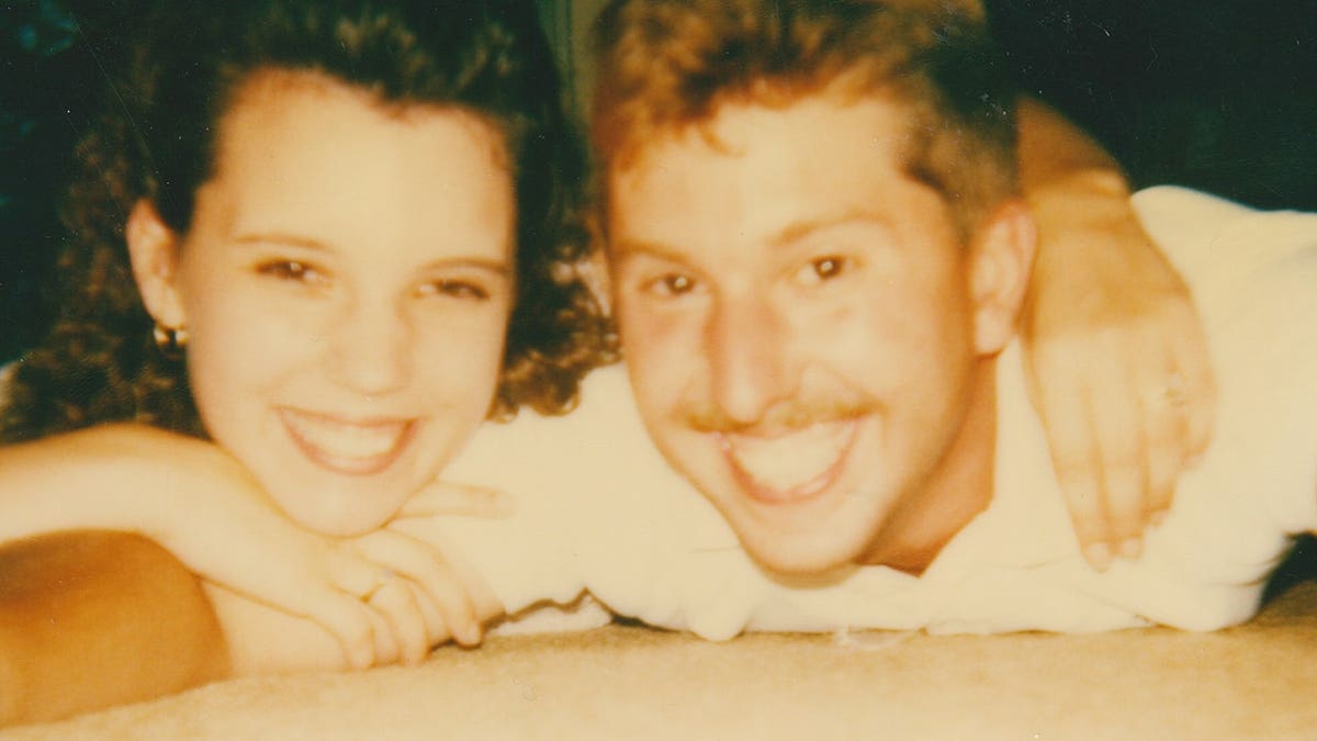 Bonnie Lou Gower and Richard Evonitz holding together and smiling.