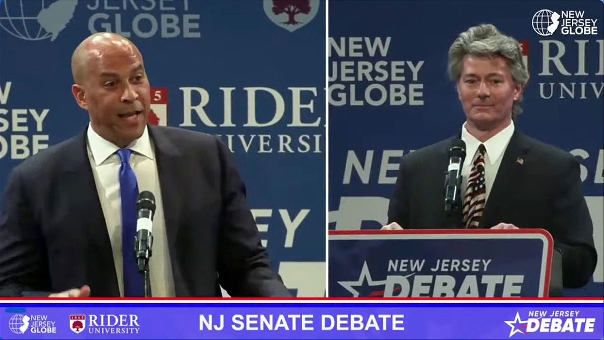 New Jersey senate debate Booker and Murphy