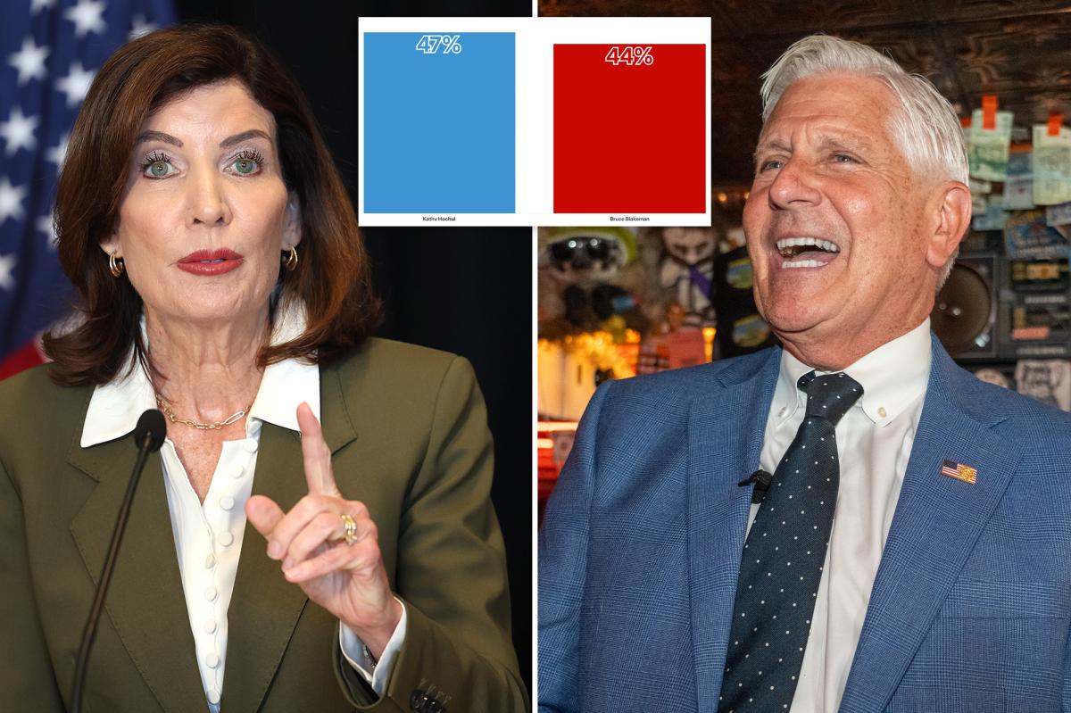 New York governor's race is neck-and-neck as Kathy Hochul and Bruce Blakeman set to debate: poll