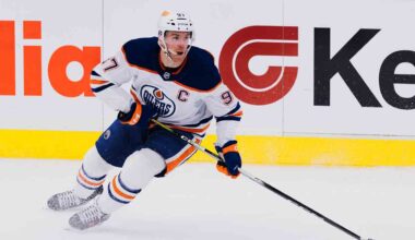 Oilers' Connor McDavid sets NHL record for assists through first nine games