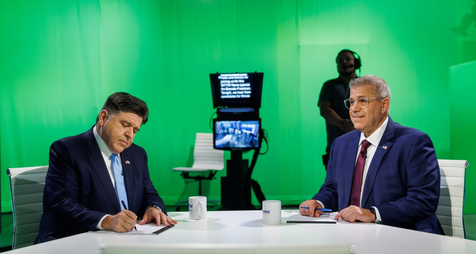 Illinois governor debate: Pritzker ties Bailey to Trump