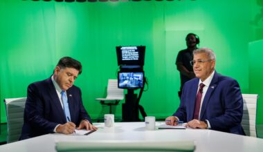 Illinois governor debate: Pritzker ties Bailey to Trump