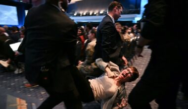 ‘You’re a coward’: Protesters heckle Hegseth during AUSA panel