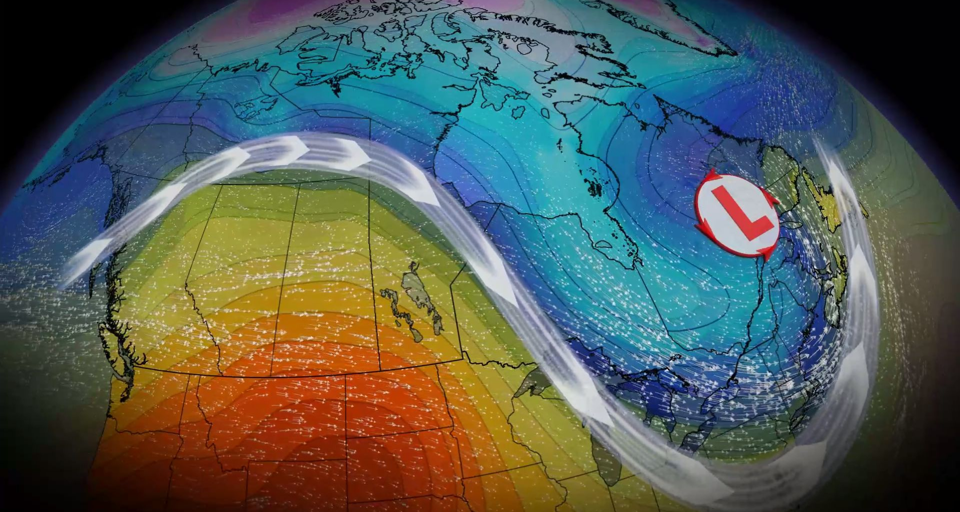 How a typhoon will reinforce temperature flip-flop in Canada