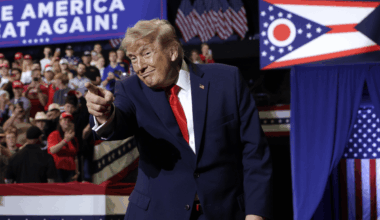 Ohio Sheriff Investigating Punch on Female Heckler at Trump Rally