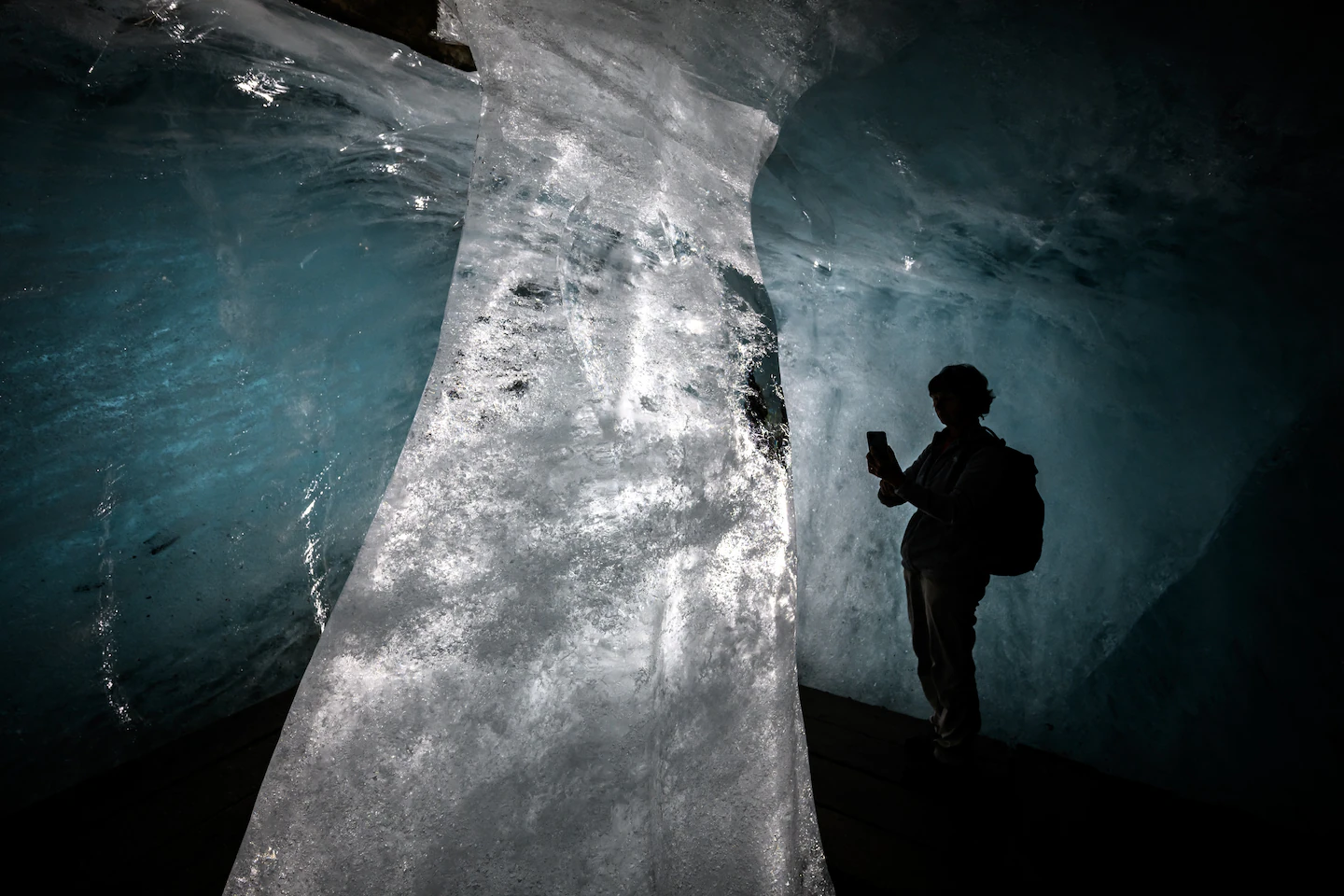 Switzerland’s glaciers are losing an astonishing amount of ice. See the meltdown.