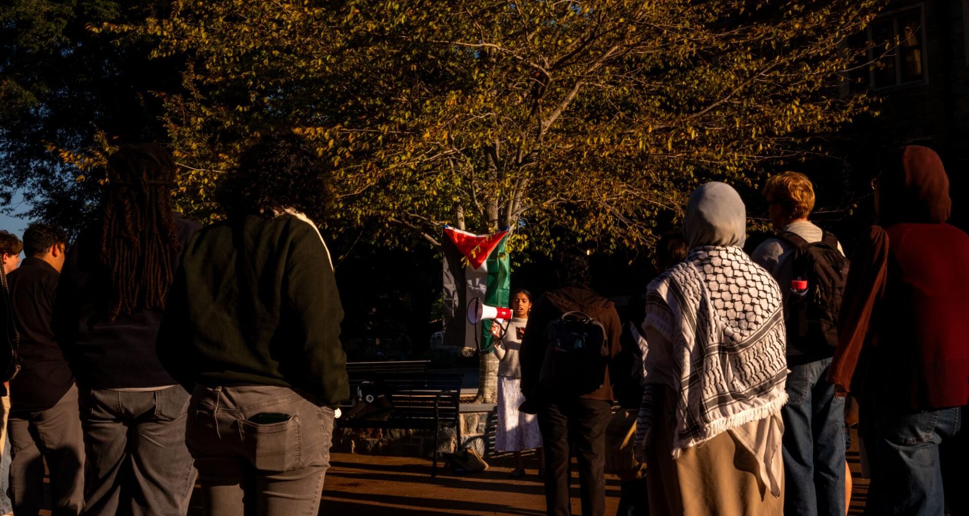 GU Community Marks 3 Years of Israel-Hamas War With Vigil
