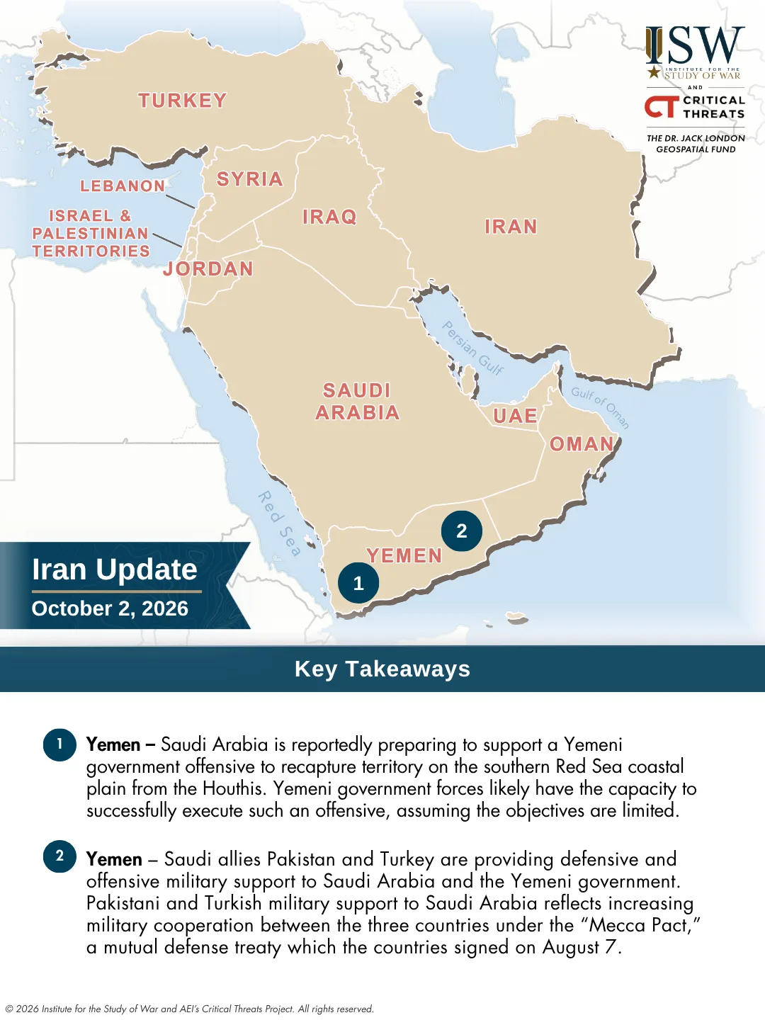 Iran Update Graphic, October 2, 2026 Iran Update Graphic, October 2, 2026