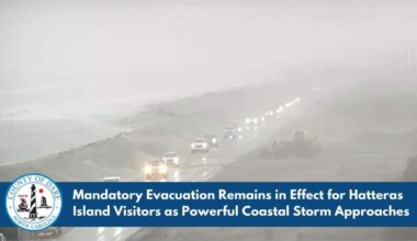 Tourists told to evacuate Outer Banks island ahead of storm