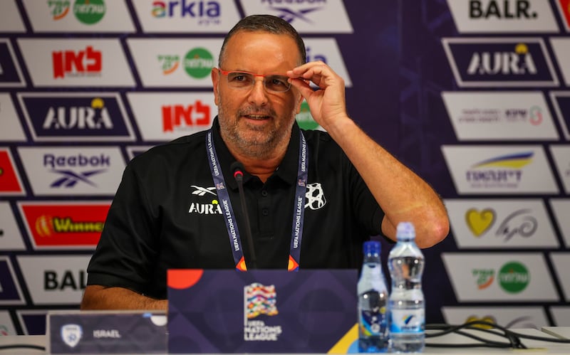 Israel head coach Ran Ben Shimon. Photograph: Ryan Byrne/Inpho