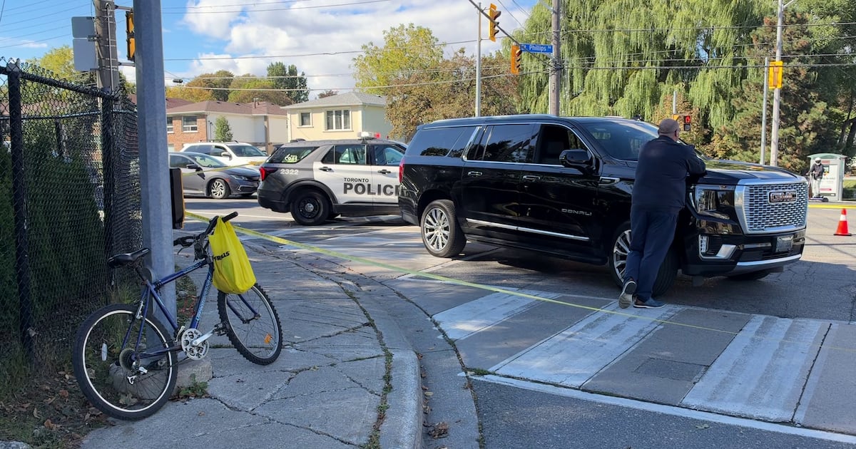 Cyclist in his 70s struck by vehicle in Etobicoke