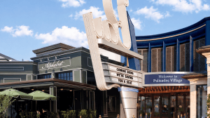 Rendering of the updated Bay Theater in Palisades Village