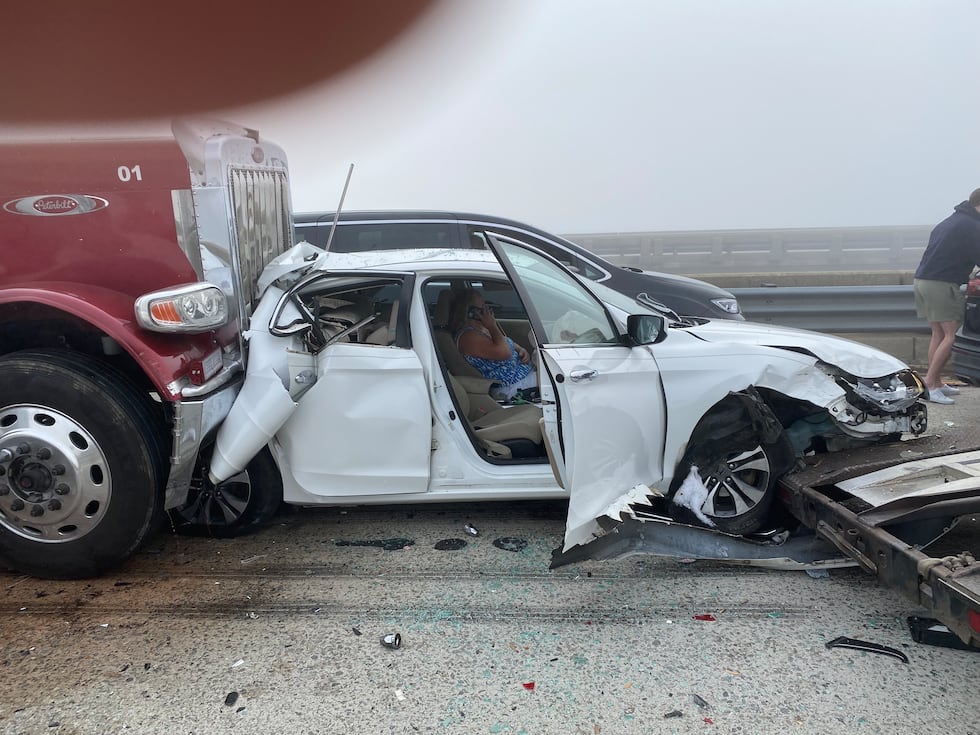 I-95 crash on Lake Marion bridge in South Carolina.