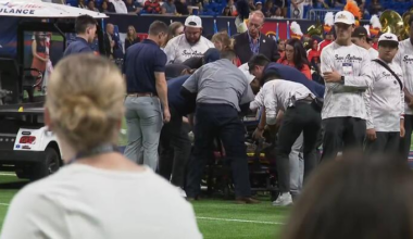 Soldier falls while rappelling from ceiling before UTSA football game at Alamodome