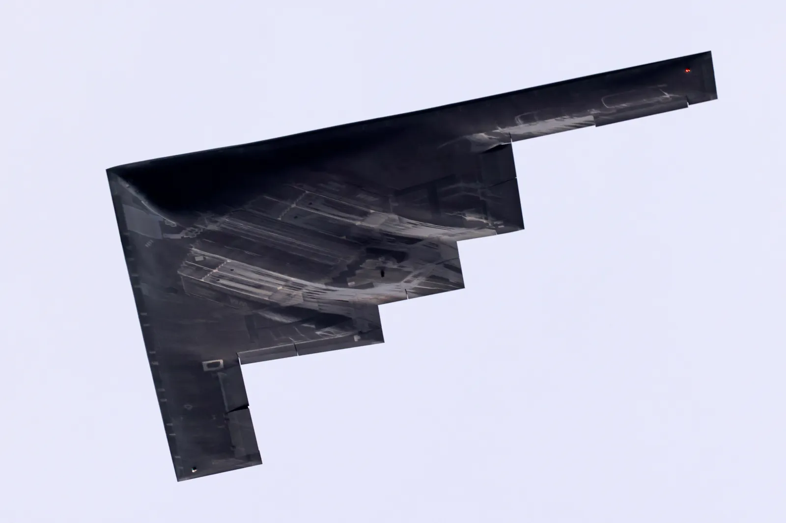 A B-2 Spirit bomber flies over the Freedom 250 "Salute to America" Fourth of July celebrations on the National Mall in Washington, D.C., on July 4, 2026.