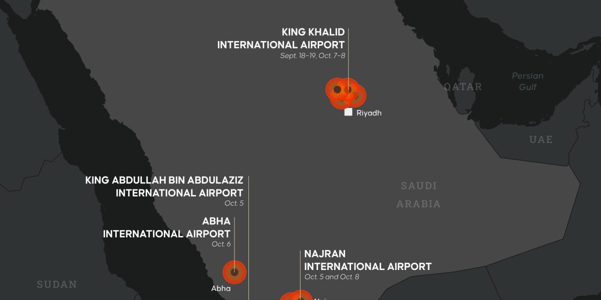 Attack on Saudi airport kills 12 people and wounds more than 300