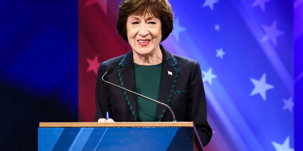 Republican Sen. Collins promotes her 'true blue-blooded Maine'-ness, partnering with ex-Dem Manchin