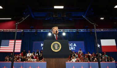 Live updates: Trump goes on bizarre ‘I love the meat’ rant during Texas midterm rallies