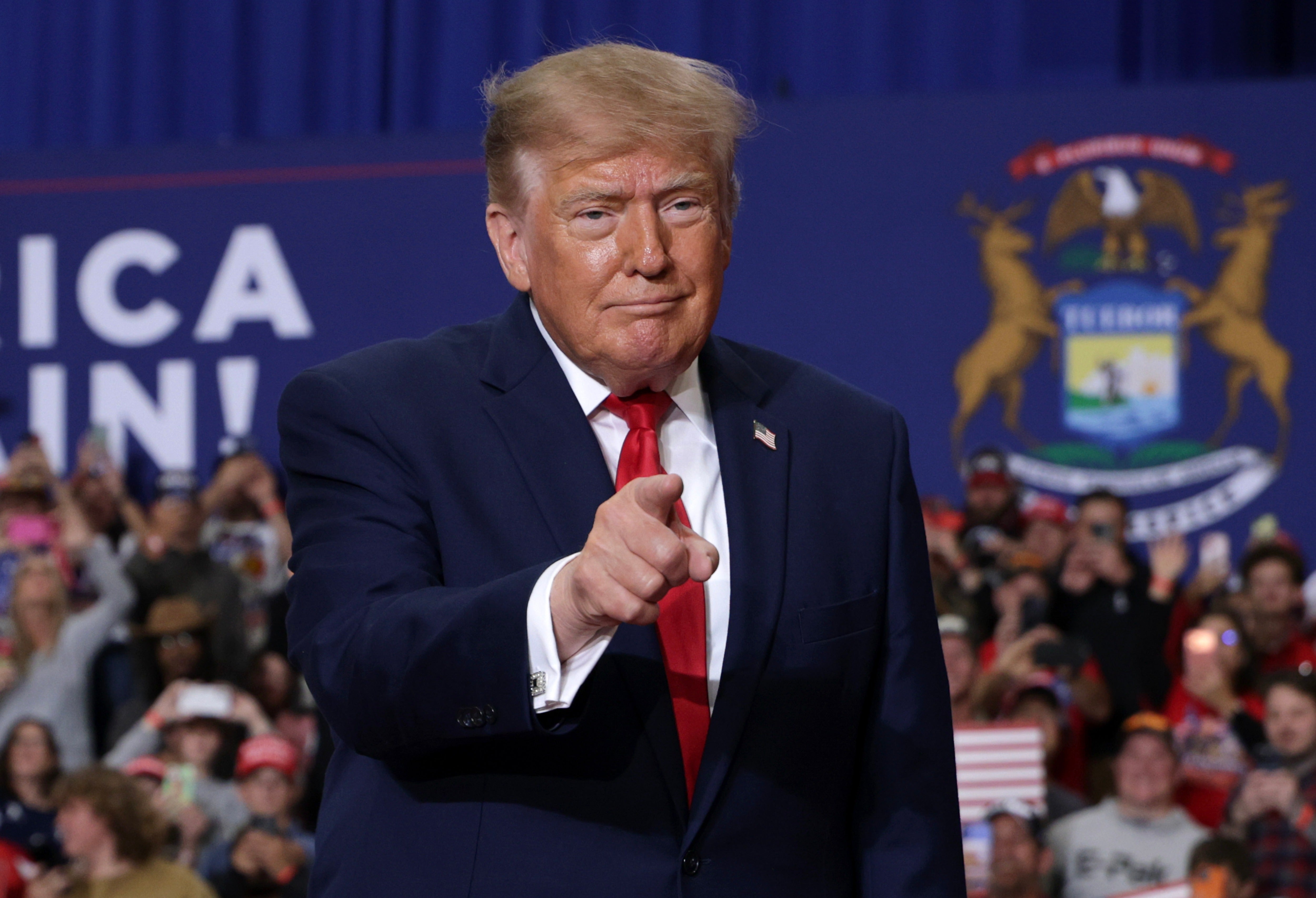 Trump also admitted during his speech that Americans are 'taking a hit' with high gas prices brought on by his war in Iran