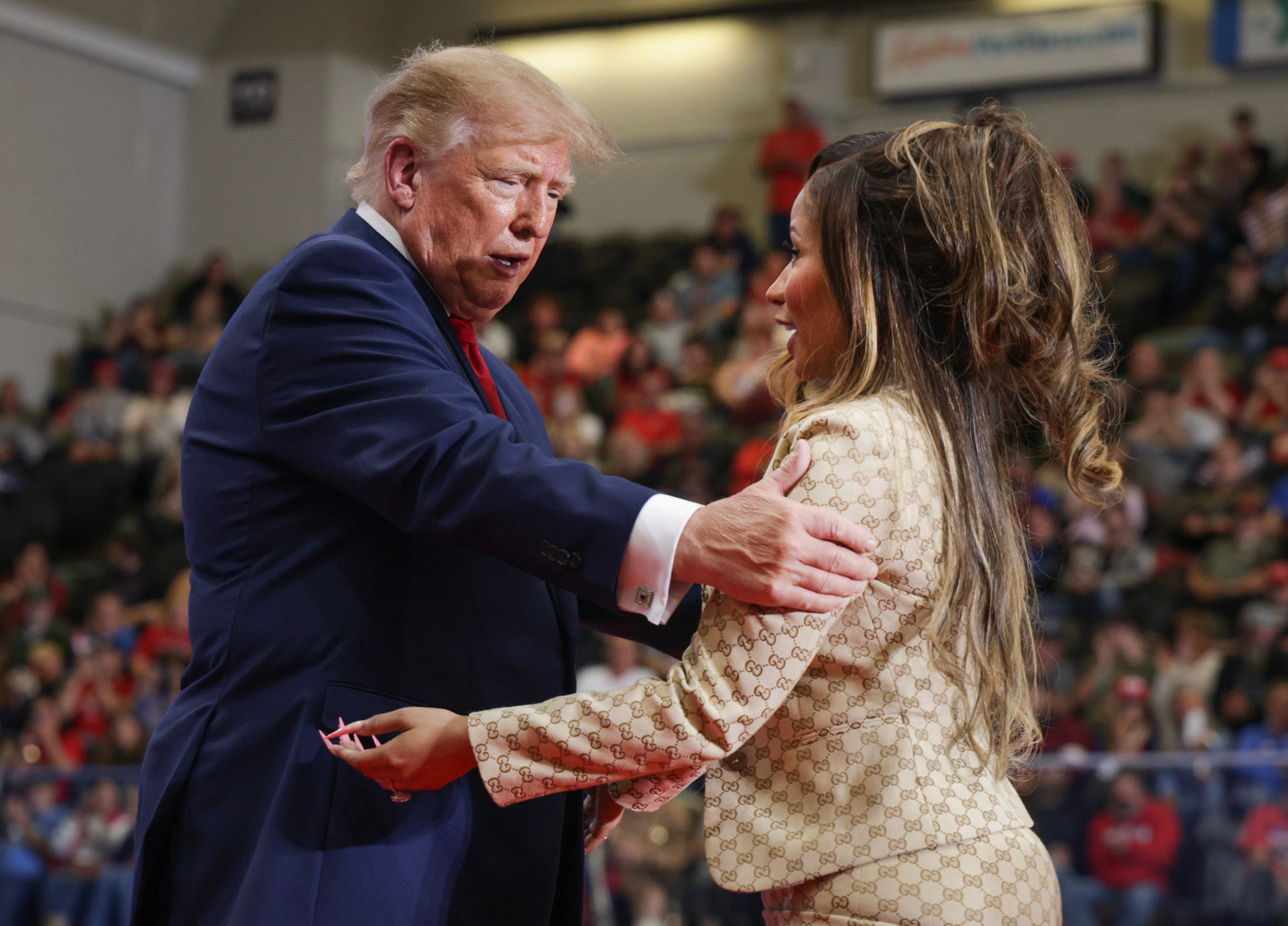 President Donald Trump spent nearly two hours of his Sunday afternoon talking about rapper Nicki Minaj’s “beautiful” rear - not his first time commenting on someone else’s body