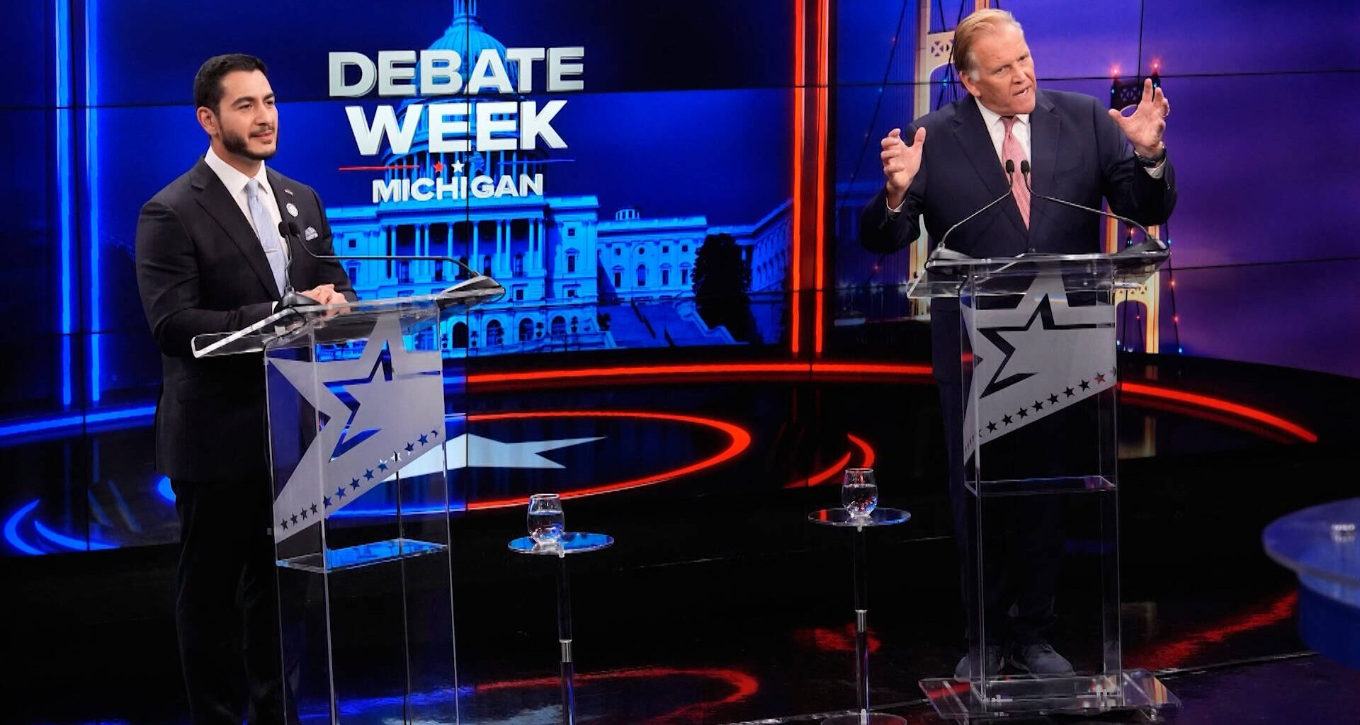 Michigan Senate Candidates Clash over Trump’s Wars, U.S. Support for Israel in First Debate