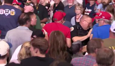 Punches thrown during Upstate Trump rally, multiple people escorted out