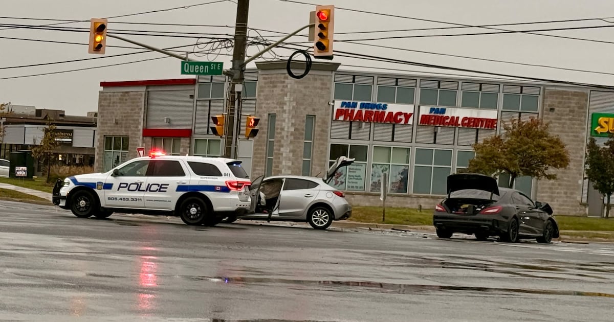 Brampton crash: Driver seriously hurt