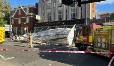 Injured people 'trapped under scaffolding' after collapse on busy London road - London Evening Standard