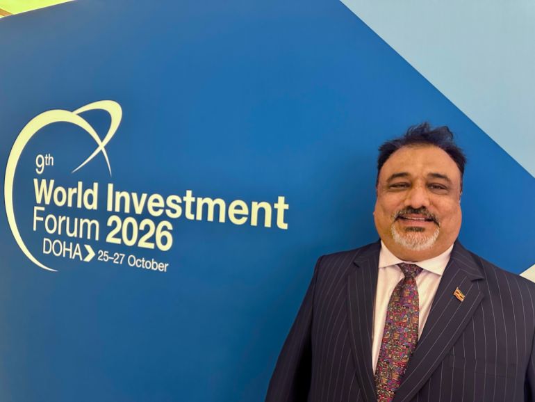 Sanjay Tanna, Uganda's Minister of Trade, Industry and Cooperatives [Urooba Jamal/Al Jazeera]