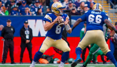 Winnipeg Blue Bombers swap three starters for critical game against Stampeders