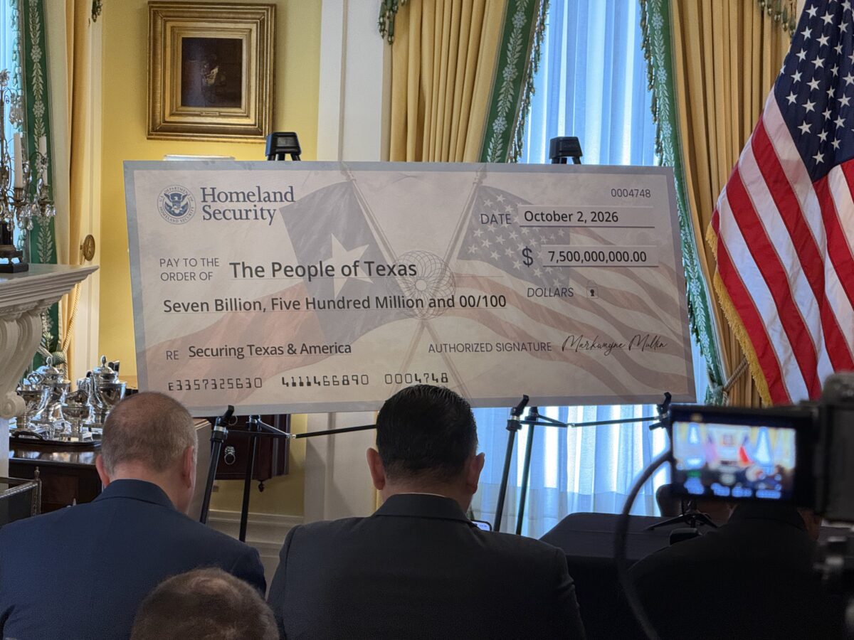 Border Reimbursement Check