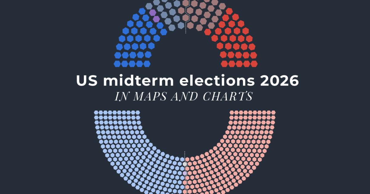 US midterm elections 2026 in maps and charts | US Midterm Elections 2026 News