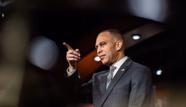 Hakeem Jeffries is poised to make history. His leadership style faces a test.