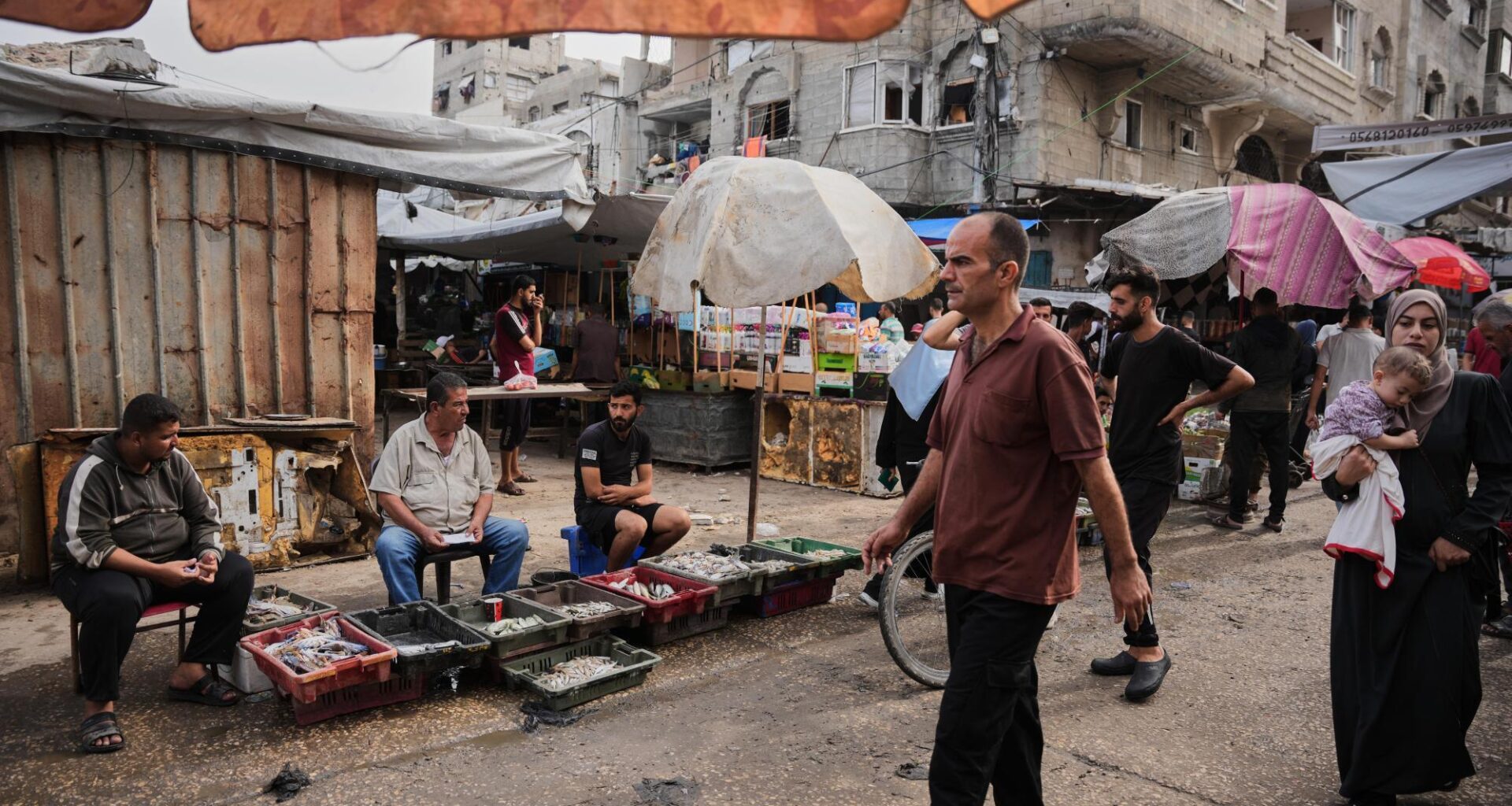 Israel says commercial goods will not enter Gaza, a major shut-off