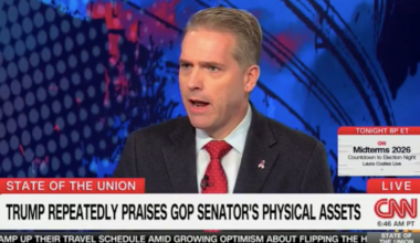 Scott Jennings Gives Cringe Defense of Trump Thirsting Over Men