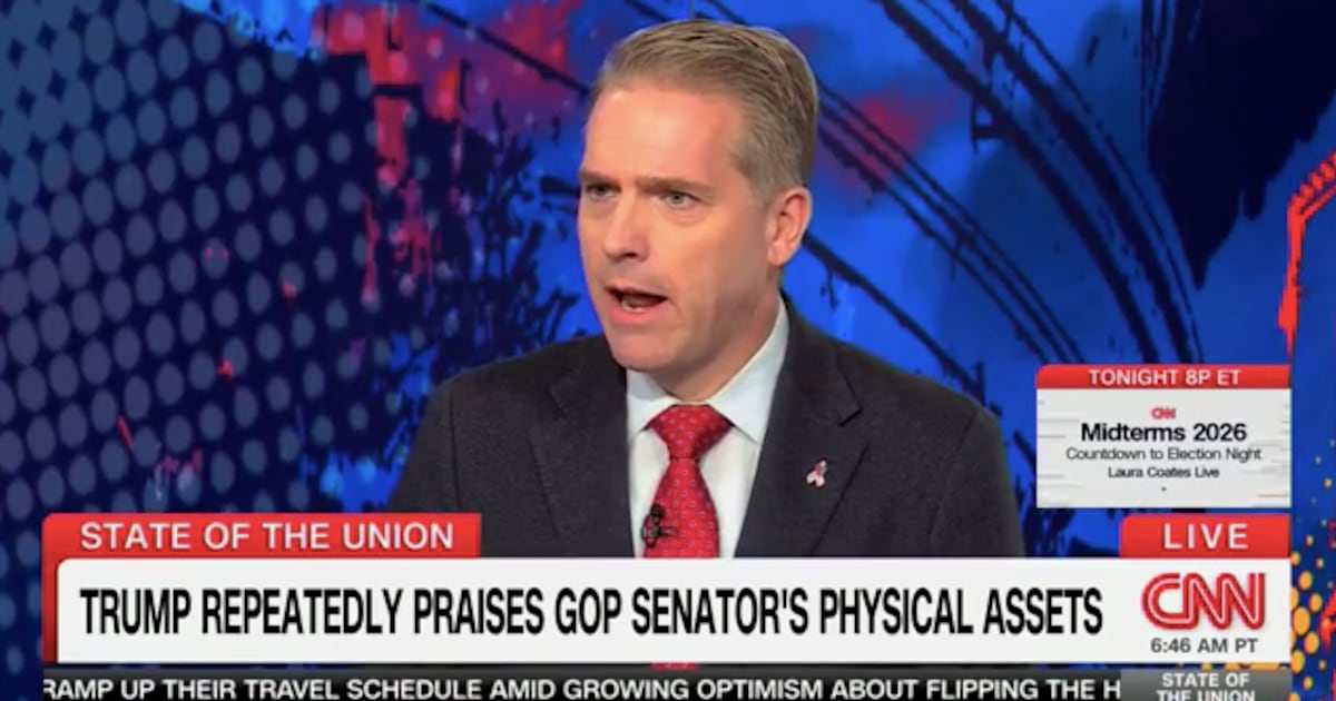 Scott Jennings Gives Cringe Defense of Trump Thirsting Over Men