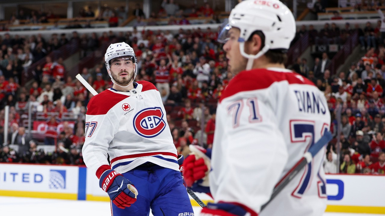 Centres stabilize Canadiens in first game without Suzuki
