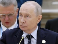 Russia's President Vladimir Putin attends the Caspian Environmental Summit in Turkmenbashi, Turkmenistan, October 9, 2026. Sputnik/Gavriil Grigorov/Pool via REUTERS ATTENTION EDITORS - THIS IMAGE WAS PROVIDED BY A THIRD PARTY.
