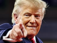 US President Donald Trump gestures as he speaks during a rally at Florida Gulf Coast University's Alico Arena ahead of the midterm elections, in Fort Myers, Florida, US, October 23, 2026. REUTERS/Umit Bektas